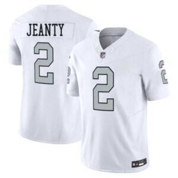 Mens Youths Kids Womens Ashton Jeanty White Stitched Jersey Rush